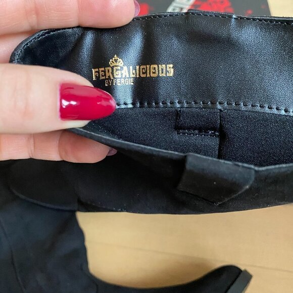 𝅺FERGALICIOUS BNIB Black Tall Riding Brown "Zephyr" - Picture 6 of 10